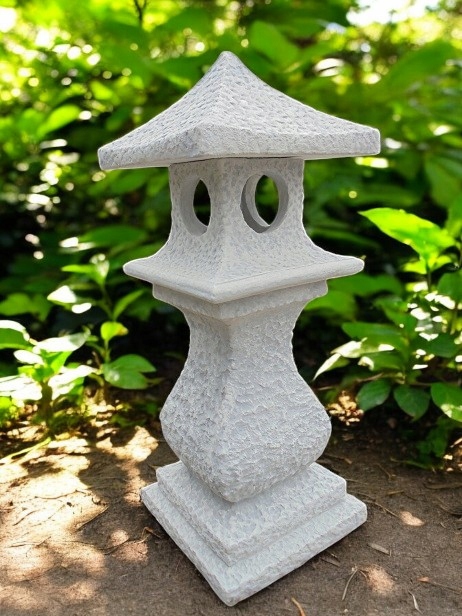 Betónová figúrka Záhradné figúrky Pagoda Betónové ozdoby na lampáše
