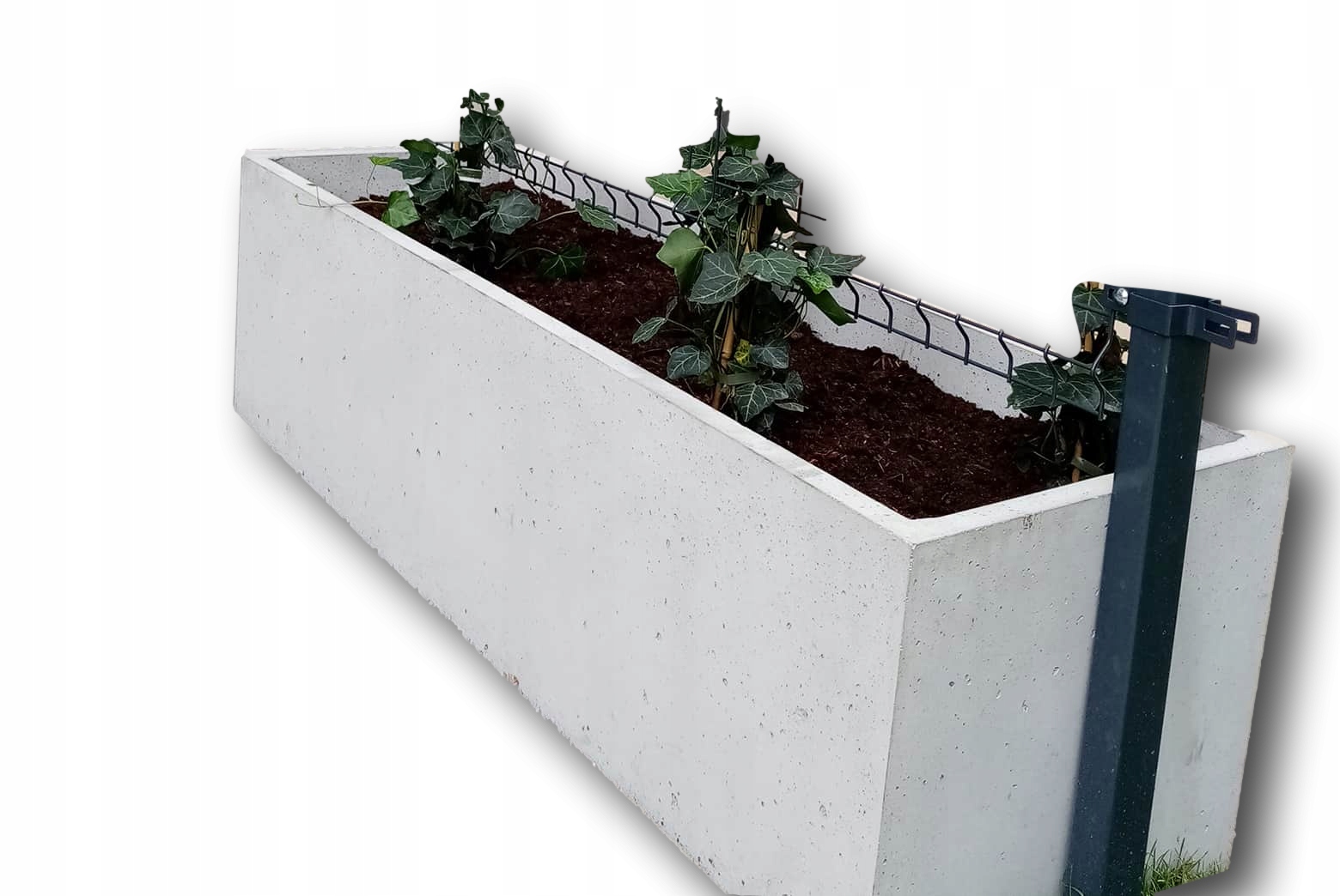 Betónový kvetináč 100x50x50cm architektonické betónové kvetináče vyrobené z impregnovaného betónu.