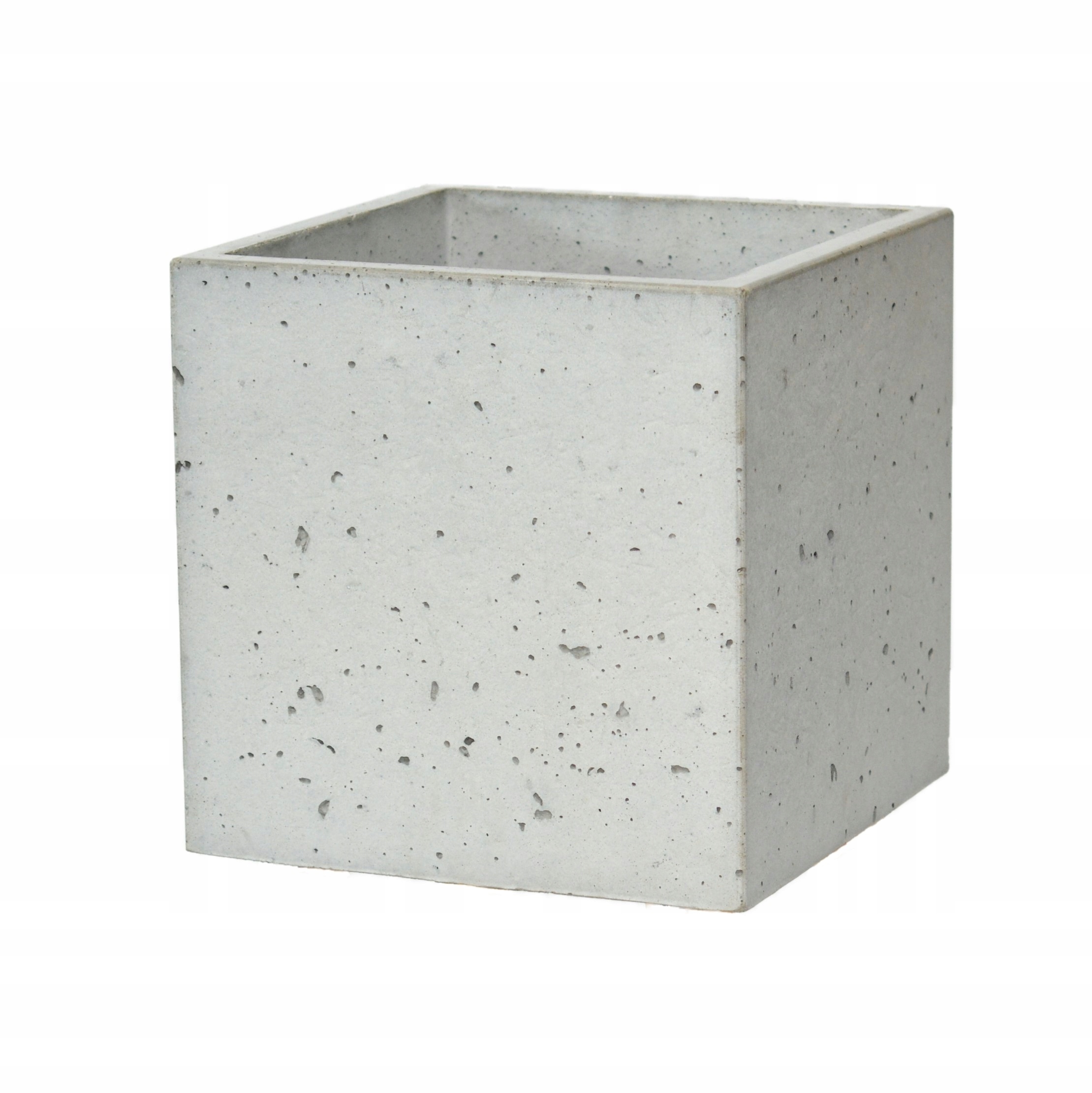 Betónový sivý kvetináč 30 cm x 30 x 30 cm