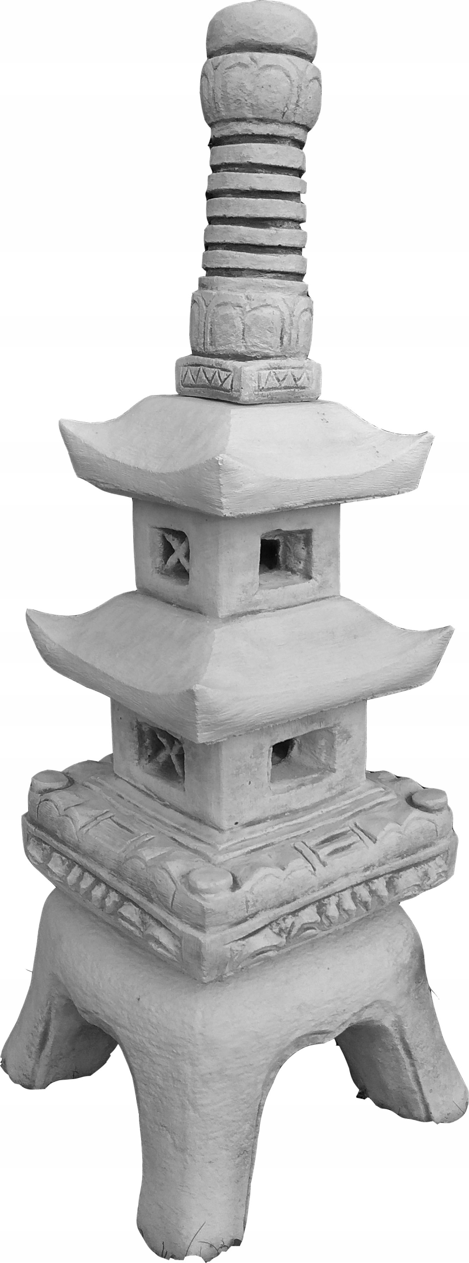 Veľká betónová záhradná lampa PAGODA (P24) ALA-SHOP