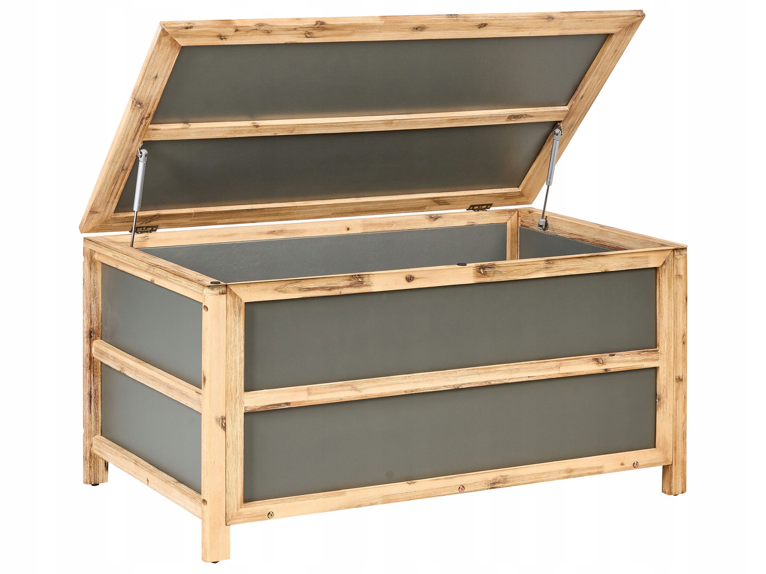 Betónový záhradný box ACATE 121 cm 72 cm sivý