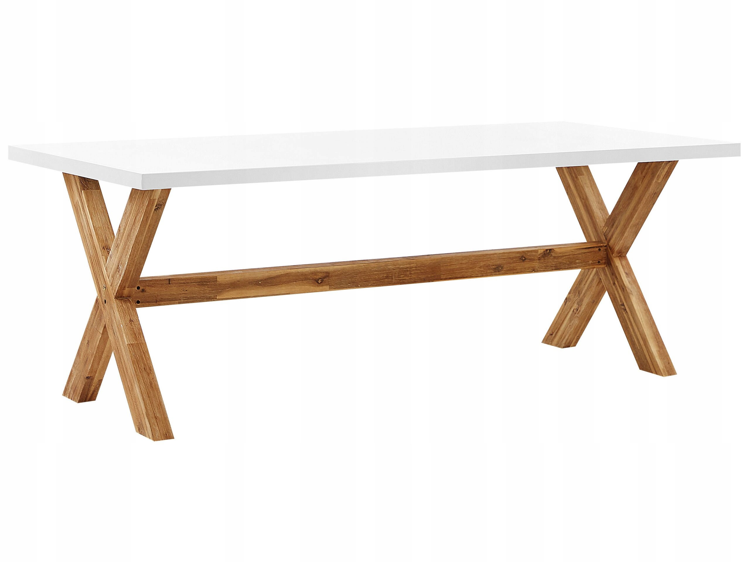 Záhradný stôl OLBIA 200 cm 100 cm betónovo biely