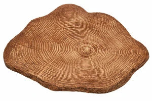 Betónový nášľap Drevo 47×42 cm – imitácia rezu kmeňa