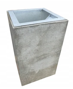 Betónový odpadkový kôš, betónový pouličný odpadkový kôš