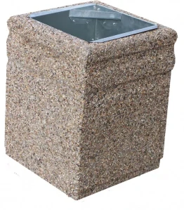 Betónový odpadkový kôš do parku 40l