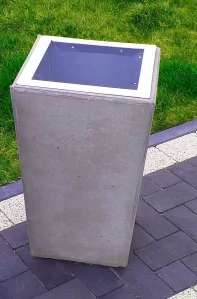 Betónový kôš na odpadky 35l