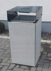 Betónový kôš na odpadky 70l