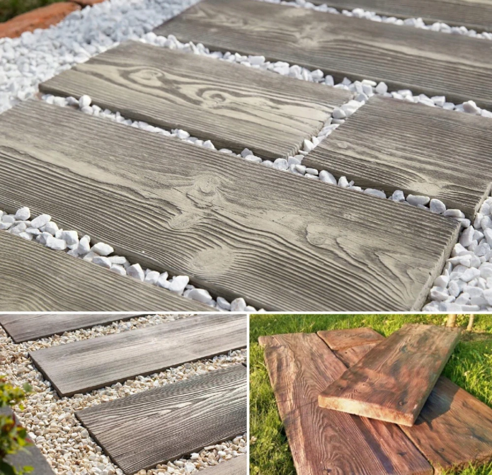 Záhradná betónová doska  87×20 cm – drevený vzhľad | odolný chodník bez údržb