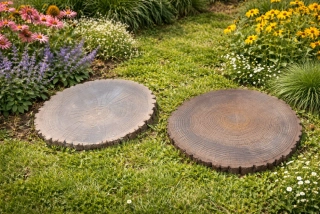 Záhradný nášľap imitácia pňa – Natural Wood 40